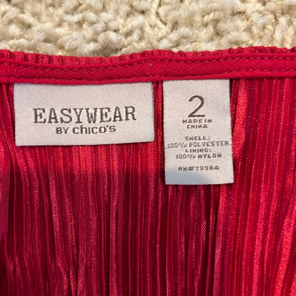 CHICO’S Easywear Ruffled Tank - 2 - Picture 7 of 9